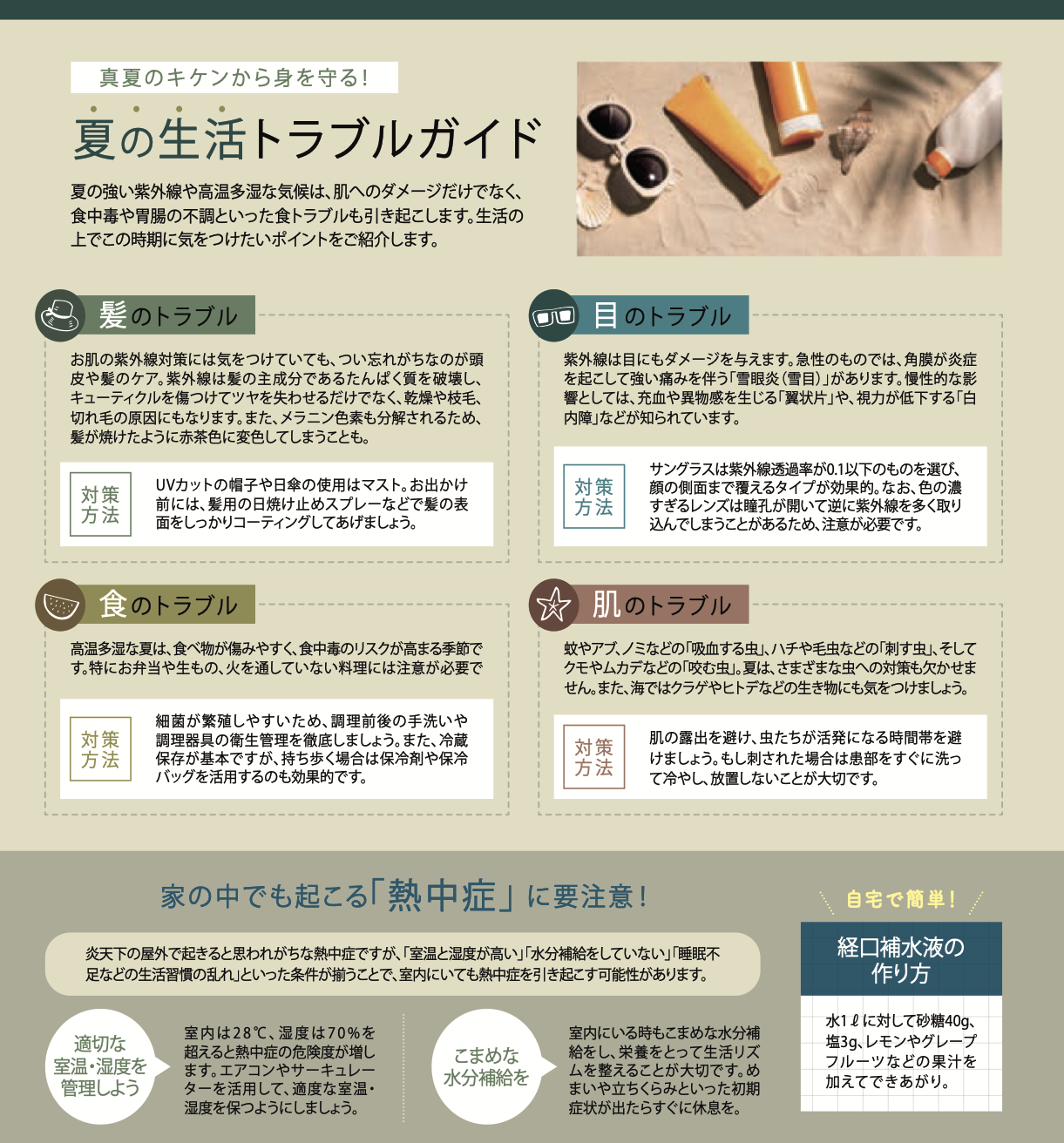 夏の生活トラブルガイド